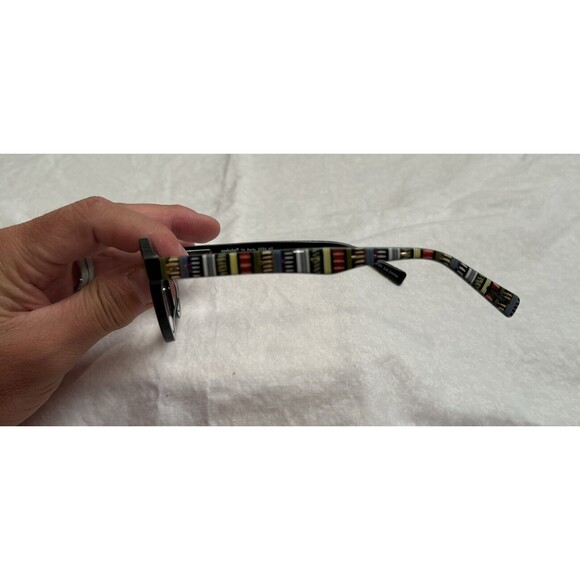 EYEBOBS TV PARTY 2236 40 BLACK EYEGLASSES ROUND PANTO STYLE 44/23, FRAMES ONLY - Picture 7 of 9